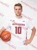 Jamichael Davis Gavin Griffiths Rutgers Basketball Jersey Noah Fernandes Niestandardowy zszyty 53 Zach Hayn 15 Jacob Morales Rutgers Scarlet Knights Basketball Jerseys