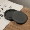 Decorative Plates Chinese Calligraphy Inkstone Natural Stone Ink With Cover.