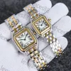 Designer de moda marca relógios feminino senhora menina quadrado algarismos árabes dial estilo aço metal boa qualidade relógio pulso dois tamanhos diferentes