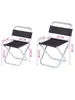 Mobilier de Camp chaise d'extérieur Portable pliant en aluminium, tabouret de pêche pliable, siège outils de randonnée pique-nique MIni rangement