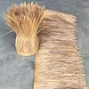 Decorative Flowers 50x100cm Artifical Plastic Thatch Mexican Simulated Straw Roof Garden Patio Covers Fake Plant Tile Thatched Outdoor