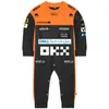 Macacões Racing Team Baby Romper Lando Norris 4 Oscar Piastri 81 Driver Boy Girl Kids Macacão Esporte Moda Born Escalada Terno 231030