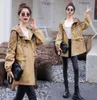 23ss designer trench coat feminino outono fita painéis zíper manga longa cordão cintura jaqueta feminina casacos