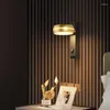 Applique murale nordique minimaliste 6W Led chambre chevet commutation salon tête rotative lampe de lecture