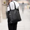 Koreanskt mode Simple Pu Leather Shoather Bags Men's Portable Leisure Bag stora kapacitetsväska Fashion Bag Trend 231030