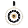 Wall Clocks Gift Home Clock Pieces Living Room Art Unique Gold Decoration Round Black Modern Silent Nordic Saat Decor