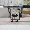 Dekorativa objekt Figurer 3D Tryckt blyertskolor DoodleBob Pencil Office Desk Pen Holder Color Ordernedbrytare Pen Rack 231030