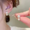 Boucles d'oreilles à clous en métal pour femmes, taille coréenne, perle, Simple, mode, élégant, bijoux pour femmes, 2023