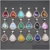 Charms Rétro En Gros Collier En Pierre Naturelle Goutte D'eau Cristal Opale Mode Pendentifs Reiki Guérison Cadeau Livraison Bijoux Résultats Co Dhvvu