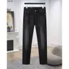 2023 Men's Jeans Casual Pants Luxury Designer Brand High Street Straight Jean Mens Blue Jeans Washed Big Hole Zipper Biker Pants Black Pant 29-40 98iis