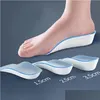 Outdoor Gadgets 1.5/2.5/3.5Cm Ziet er Hoogte Verbeterend Orthopedische Binnenzool Steunzool Zacht Elastisch Licht Voor Mannen Vrouwen schoen Pads Drop Dh7L1