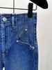 Jeans da donna a vita alta Slim blu 2023 pantaloni in denim di cotone da donna autunno inverno tutto abbinato