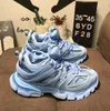 Master Casual Shoes Track 3.0 Sneakers kobiet Sneakers męskie Paris Triple Białe czarne różowe szarą Beige Pomarańczową Blue Platforma skórzana nylonowa drukowana platforma trampki