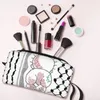 Cosmetic Bags Palestinian Handalah Palestine Kufiya Toiletry Bag Tatreez Embroidery Makeup Organizer Beauty Storage Dopp Kit Box