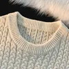 Erkek Sweaters Sweater Yelek Erkekler Kış Öğrencileri Örgü Harajuku Yuvarlak Boyun Cepleri Yakışıklı Sokak Giyim UNISEX S-3XL Tikalı Şık INS 231030