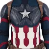 Cosplay adulte hommes carnaval Halloween vêtements Endgame capitaine Cosplay Costume Super soldat Steven Rogers tenue complète personnalisable