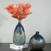 Vases Crystal Modern Grand Nordic Flower Vase Glass Aesthetic Terrarium Dry Grass Interior Vaso Per Fiori Home Decoration YX50VS