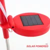 Dekorativa blommor Solar Garden Lights Patiolampan dekorera Powered Pathway Plast Candy Cane-form Lampor