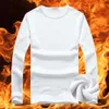 Men's Thermal Underwear Men Thermal Underwear Tops Fleece Thickened Long Johns For Male T-Shirt Slim Bottom Warm Clothes Long Sleeve High Quality 231030