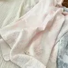 Filtar baby filt blommig mjuk bomull muslin född swaddle wrap som tar emot snabb torr badhanddukvagn