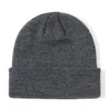 Bérets hiver chaud bébé tricoté chapeau pour garçon fille enfants tricot bonnet couleur unie chapeaux pour enfants doux infantile enfant en bas âge casquette 0-6 ans accessoires