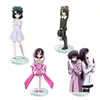 Sleutelhangers Anime Stand Schooldagen Kiyoura Setsuna Acryl Figuur Display Desktop Decoratie 15cm