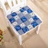 Cadeira cobre almofada estilo pastoral portátil doce cor criativa assento de jantar cozinha escritório casa mesa