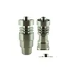 Other Hand Tools Domeless Smoking 4 In 1 Gr2 Titanium Nail 14Mm 18Mm For Water Pipe Glass Bongs With Male And Female Joint Dab Drop Dh6Lo