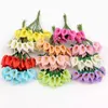 Decorative Flowers 12/36/72/144Pcs Artificial Mini Calla Lily Foam Fake For Home Decor Wedding Decoration Craft Garland Accessorie