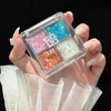 Four Colors Glitter Eyeshadow Kids Gel Stage Makeup Eyeshadow Palette