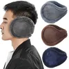 Ear Muffs Warm Thick Velvet Earmuffs Winter Outdoor Bicycle Wool Rabbit Fur Men's Earmuff Protector Plush Soft Earmuffs 231030