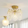 Ceiling Lights Modern LED Glass For Living Room Bedroom Aisle Lamps Luxury Crystal Chandeliers Indoor Lighting Fixtures