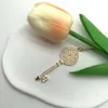 Tiffanylise 925 Sterling Silver Sunflower Necklace Versatile Fashion Diamond Embedding Women's Key Sweater Chain Xe8q