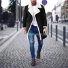 Herren-Trenchmäntel, 4 Farben, Herrenmantel, Jacke, warm, Wildlederimitat, lange Windjacke, modische Winterkleidung