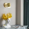 Wall Lamp Nordic Home Decor Simple Lamps Lampe De Chevet Abajur Para Quarto Arandela Externa Appliques Bedroom Bedside With Switch