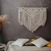 Tapissries Promotion Big Macrame Wall Hanging Tapestry Bohemian Handwoven för heminredning Bakgrund Living Bedroom Presentrum