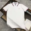 Yeni Yaz Erkek Polos Gömlek Tasarımcı Tişörtleri Kısa Polo 23SS Üstler Stripe Boyun Tshirts UNISEX TREEWEARS KISA KULLANIM