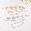 Belts Gothic Metal Sun Belt For Women Fashion Hight Waist Chain Jewelry Gift Wedding Sash Celestial Chains Dress Accessories