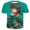 Nieuwe Mode Vrouwen Heren Anmie Mijn Hero Academia Grappige 3d Print T-Shirt Jogger Broek Casusal Trainingspak Sets230V