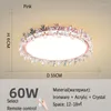 Plafondverlichting Woonkamer voor slaapkamer Huis- en decoratiekamers Moderne lampen Led-ringlichtlamp Lampenkap Verlichtingsarmaturen