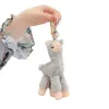 Cute Lovely Alpaca Keychains Plush Toy Japanese Alpacas Soft Stuffed Sheep Llama Animal Dolls keychain Doll 18cm 1030