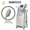 Professional double screens E-LIGHT nd yag laser opt hr 5in1 machine multifunctional hair tattoo removal RF skin lifting