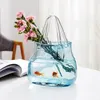 Vases 1Pc Nordic Style Creative Hydroponic Transparent Vase Living Room Bedroom Coffee Table Tabletop Glass Flower Basket Decoration