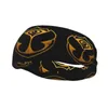 Berets personalizado Tomorrowland bandeira esportes headbands para homens mulheres elástico umidade wicking ginásio sweatbands