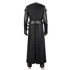 Cosplay adulto homem traje de halloween programa tv obi wan darth cosplay preto vader roupa carnaval uniforme feito sob encomenda