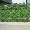 Decorative Flowers 1pcs Garden Screening Expanding Trellis Fence Privacy Screen Artificial Ivy Leaves Waterproof Anti-corrosion For Hallway
