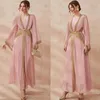 Abbigliamento etnico Marocco Abito da festa Elegante donna Kimono aperto Abaya Set 2 pezzi Dubai Abiti musulmani Eid Caftano Abito da sera lungo Vestido