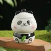 Muggar Cartoon Cute Bamboo Panda Coffee Mug Porcelain Breakfast Oats Milk Office Handgrip Water Cup Kitchen Drinkware 430ml