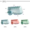 Plates Ceramic Dumpling Plate With Vinegar Dish Home Creative Tableware Small Fruit LB031403