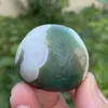 Decorative Figurines 92g Natural Green Sardonyx Agate Alxa Gobi Eye Mineral Specimen Energy Crystal Chakra Reiki Healing Stone Garden Decor